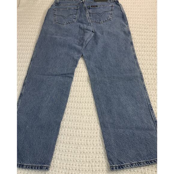 Harley Davidson 100% Cotton Size 12R 12 R Classic Women's Blue Jeans EUC - Picture 4 of 12